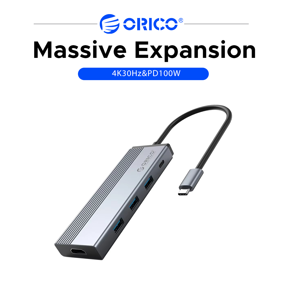 Hdmi Adapter Tablet - ORICO 5-in-1 USB-C Hub Multipoort Adapter