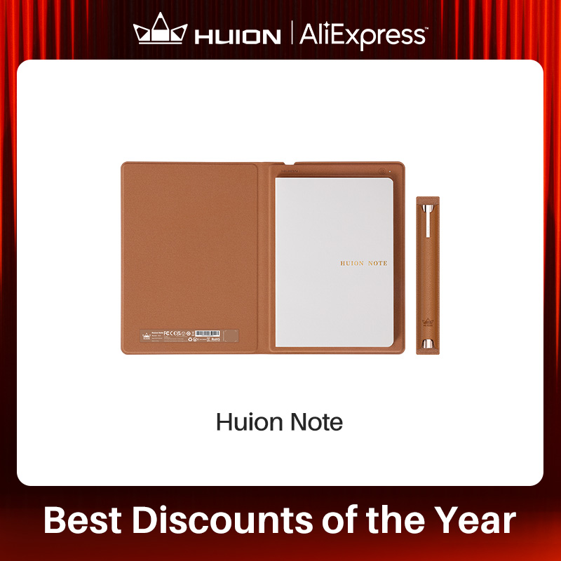 Huion Tablet Accessories - HUION Note 2-in-1 digitaal notitieboekje tekentablet