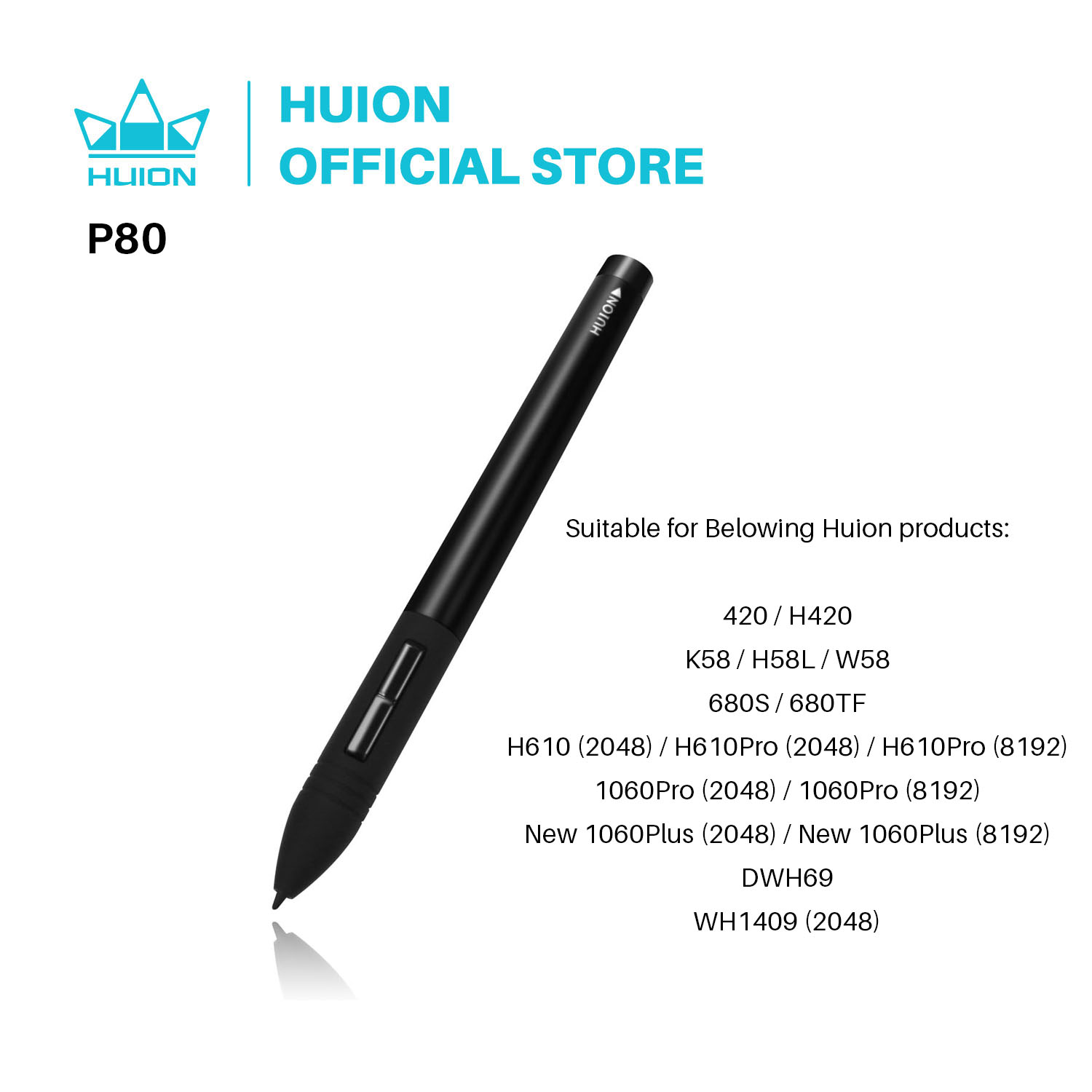 Huion Tablet Accessories - Huion PEN80 Grafische Tablets Pen Digitale