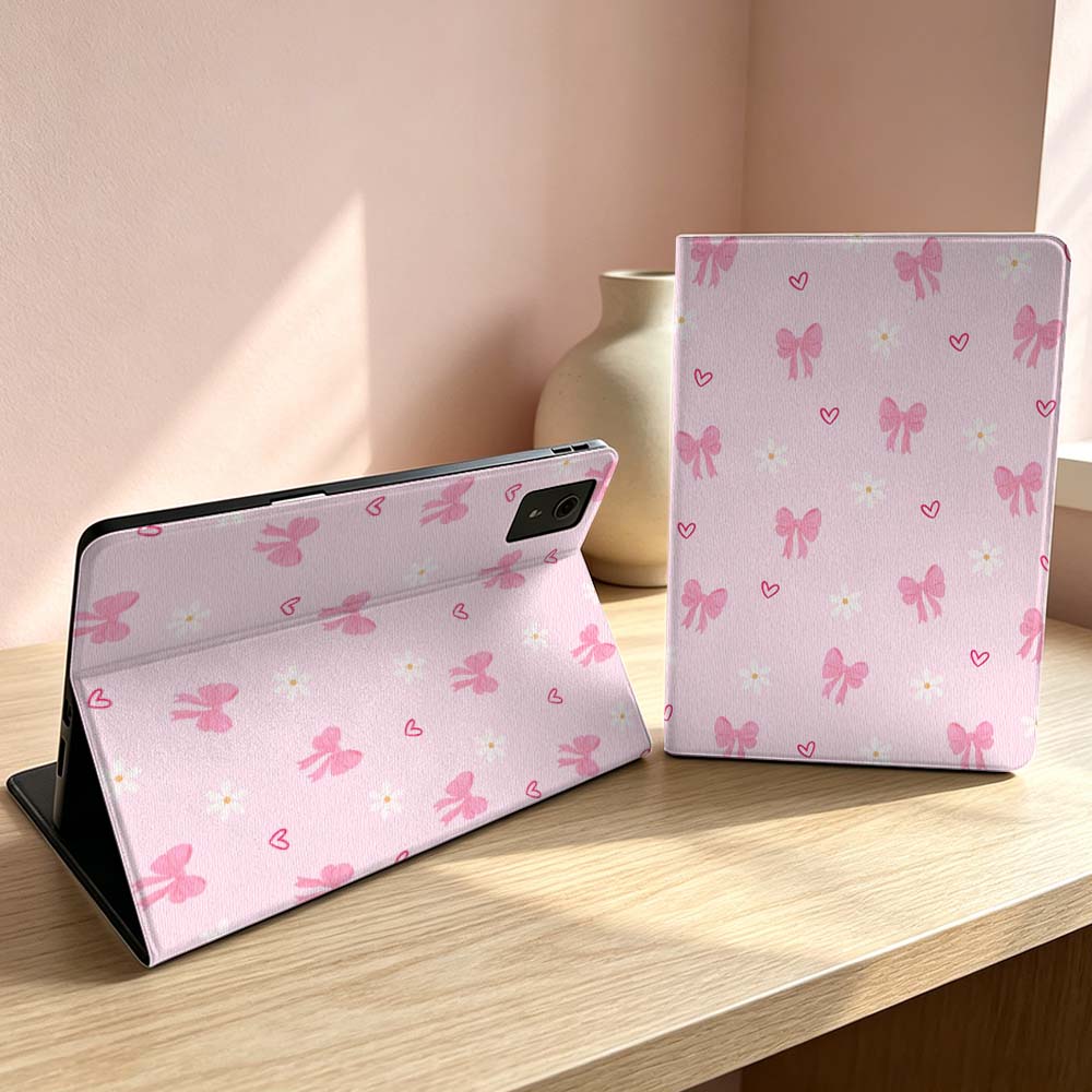 Lenovo Tablet P12 Accessories - Roze strikpatroon voor Lenovo Xiaoxin Lenovo