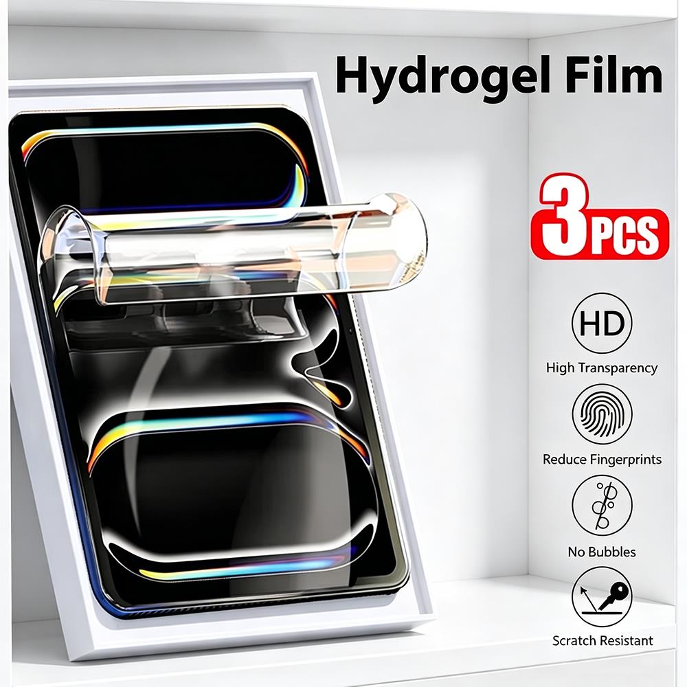 Tablet S9 Fe Accessories - 3 stuks Hydrogel Folie voor Samsung