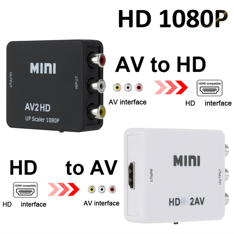 Hdmi Adapter Tablet - HDMI-compatibel naar AV RCA Converter HDTV2AV