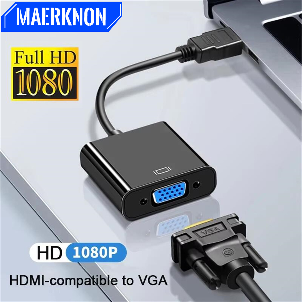 Hdmi Adapter Tablet - HD 1080P HDMI naar VGA converterkabel,