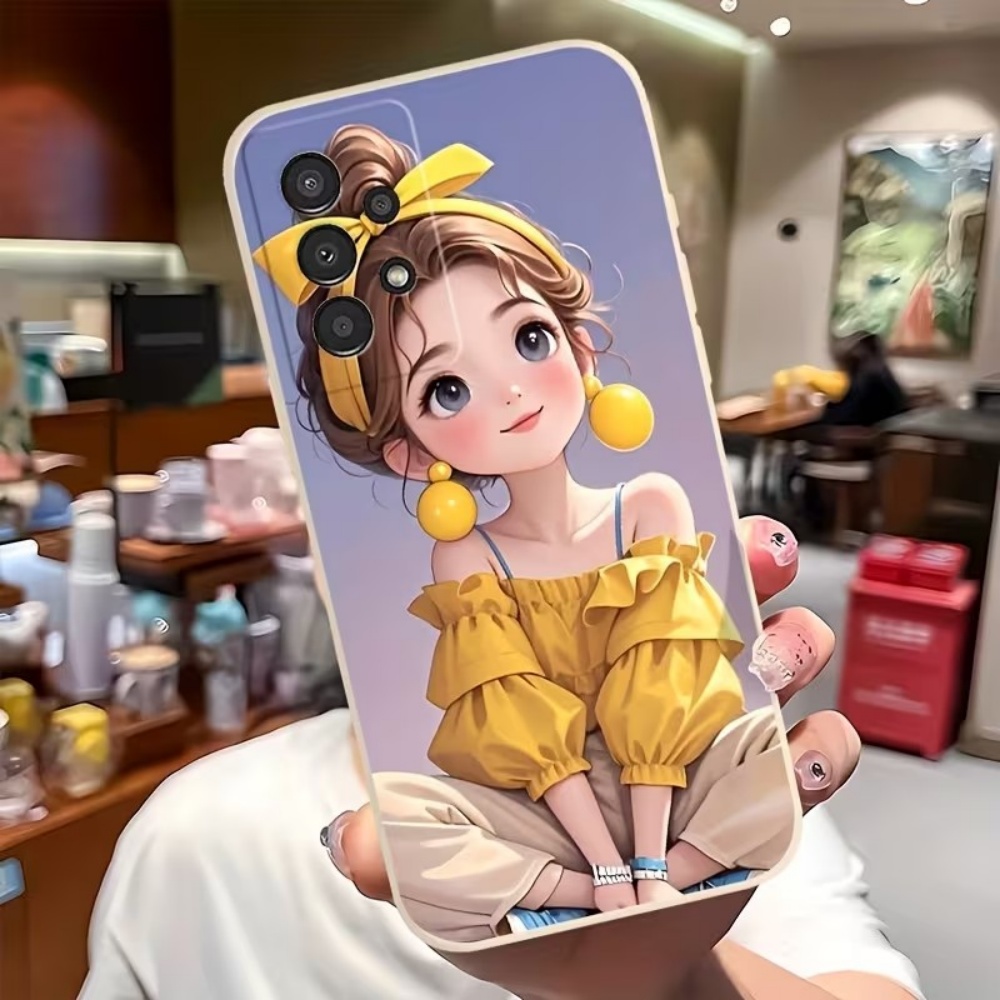 Samsung Galaxy S25 - Schattig cartoonmeisjes patroon design telefoonhoesje voor