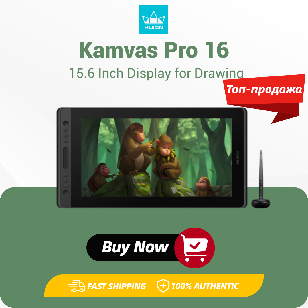 Huion Tablet Accessories - HUION Kamvas Pro 16 grafische tablet