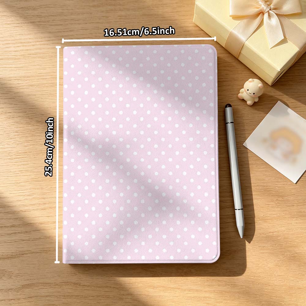 Roze witte stippen hoes voor L - Lenovo Tablet P12 Accessories recensie en prijs