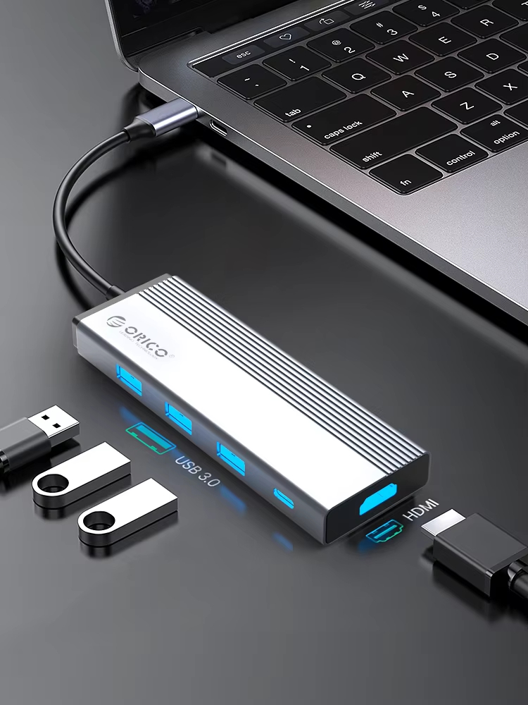 ORICO 5-in-1 USB-C Hub Multipo - Hdmi Adapter Tablet recensie en prijs