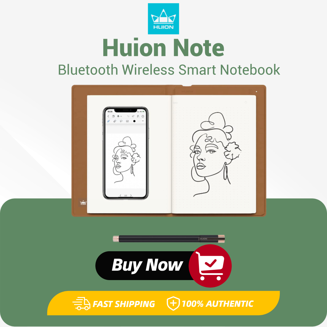 Huion Note Smart Notebook Draa - Huion Tablet Accessories recensie en prijs