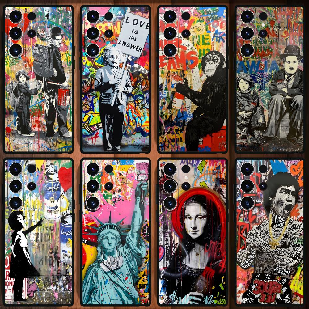 Banksy Graffiti Art Telefoon C - Samsung Galaxy S25 recensie en prijs