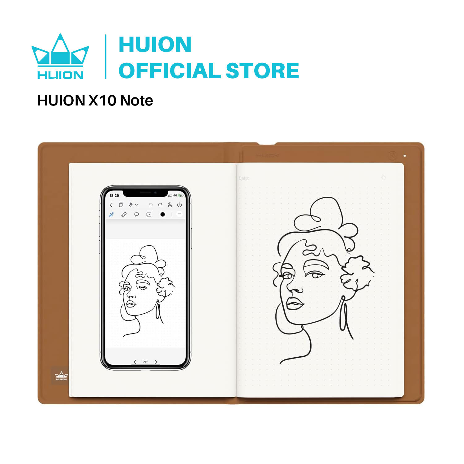 HUION Note 2-in-1 digitaal not - Huion Tablet Accessories recensie en prijs