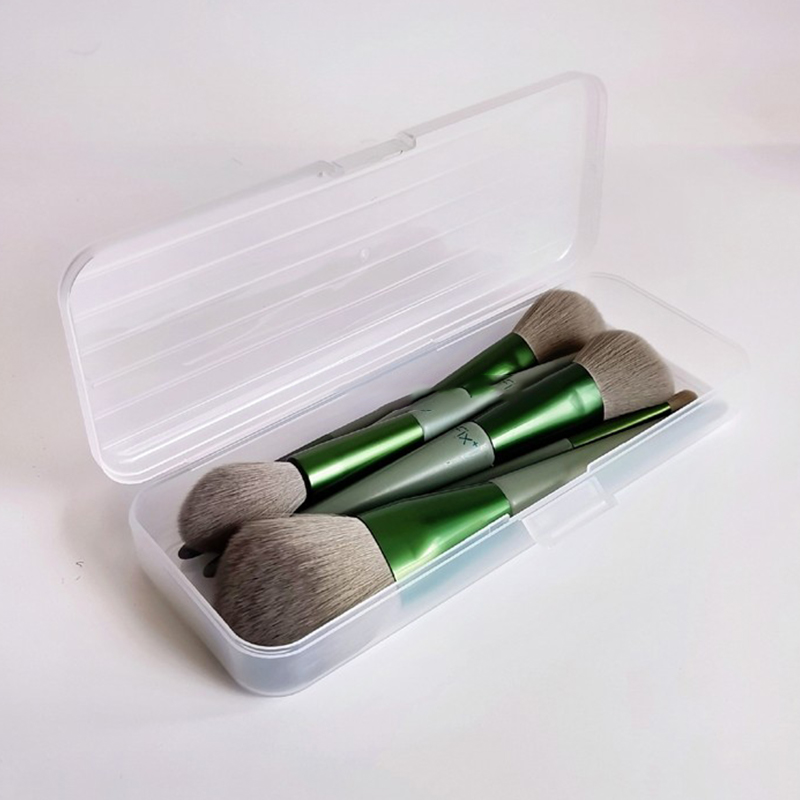 1PC transparante plastic cosme - Case With Pencil Holder recensie en prijs