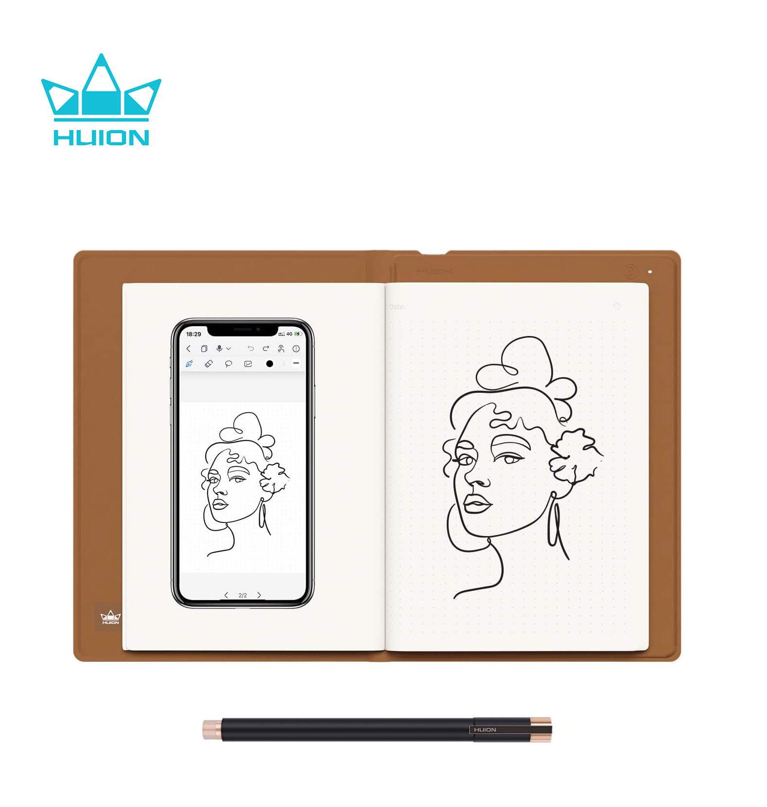 HUION Note 2-in-1 digitale not - Huion Tablet Accessories recensie en prijs