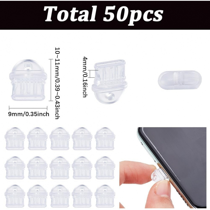 50 stuks Type C anti-stofplug  - Tablet Cover Accessories recensie en prijs