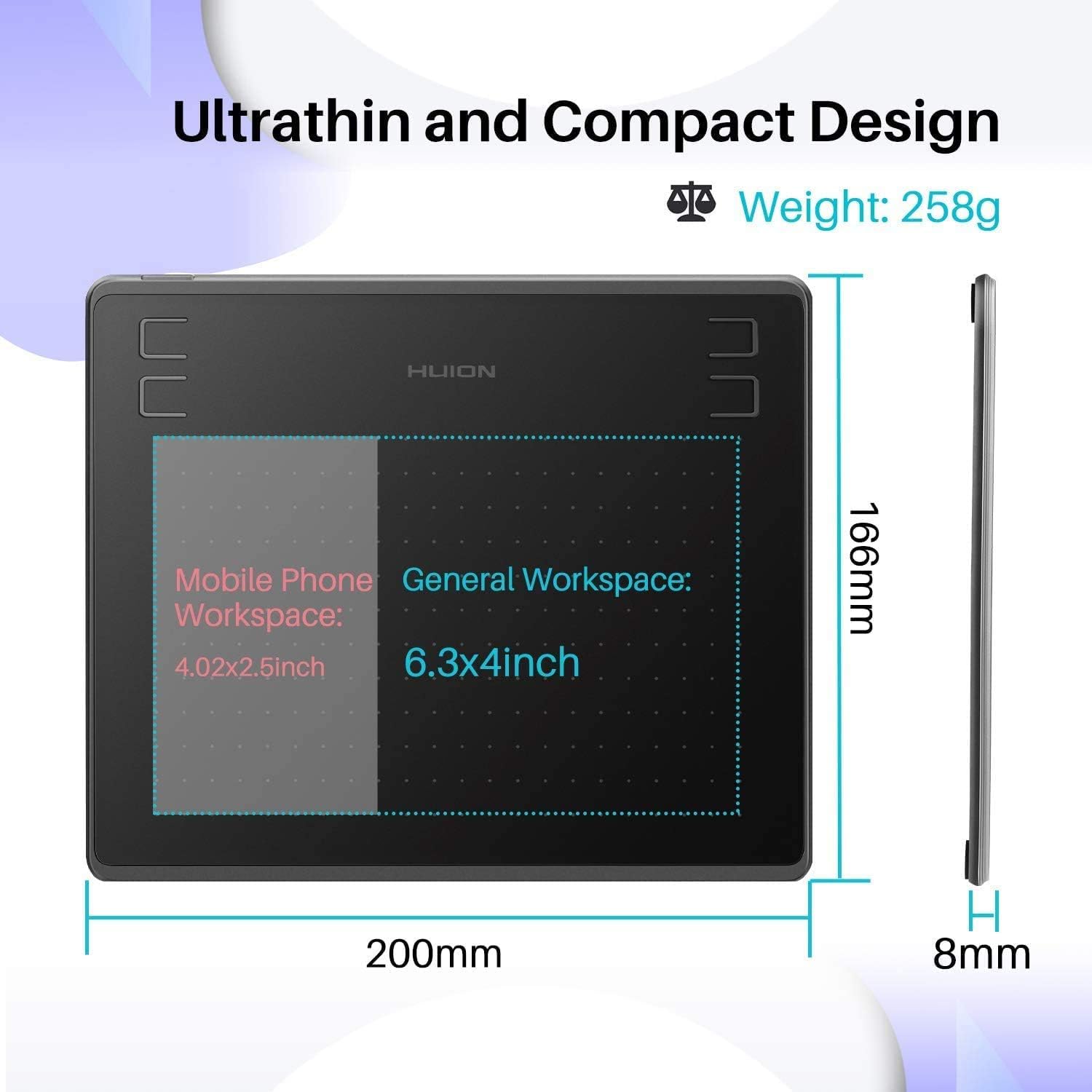 HUION HS64 Grafische Tablet 6  - Huion Tablet Accessories recensie en prijs