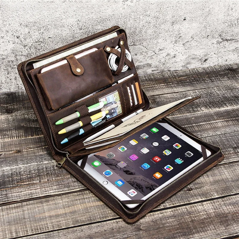 Leren tabletopbergtas voor App - Tablet Tech Accessories recensie en prijs
