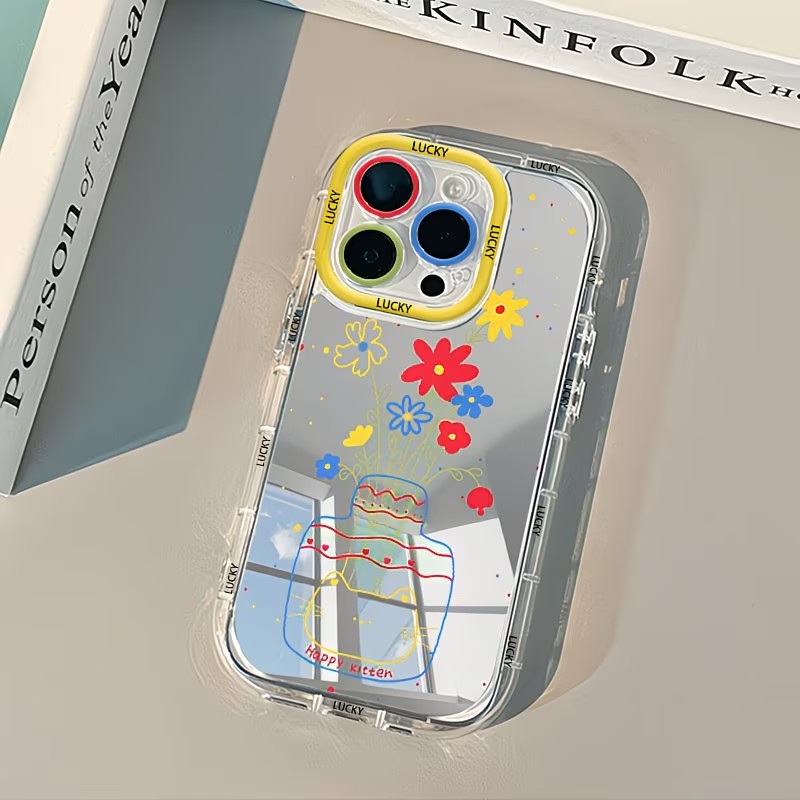 Zomerse Daisy Cat Vaas Design  - Apple Iphone 15 recensie en prijs