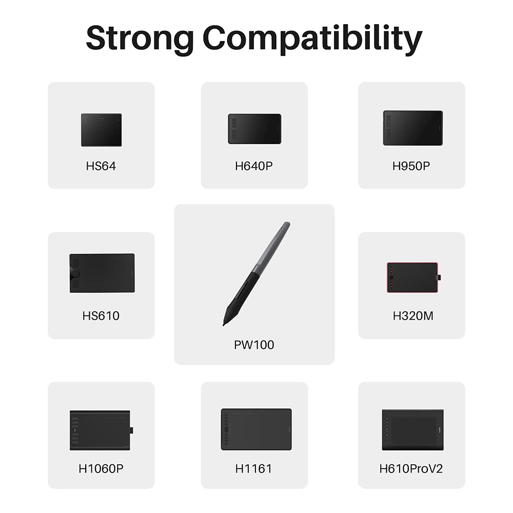 Huion PW100 Batterij-Gratis St - Huion Tablet Accessories recensie en prijs