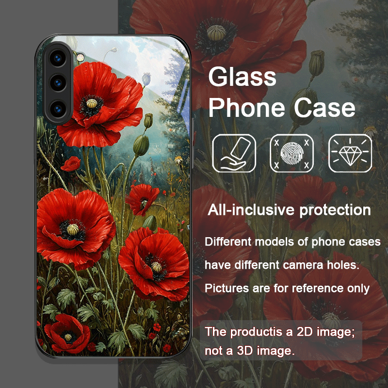 Retro Poppy Bloemen Bloeiend H - Samsung Galaxy S25 recensie en prijs