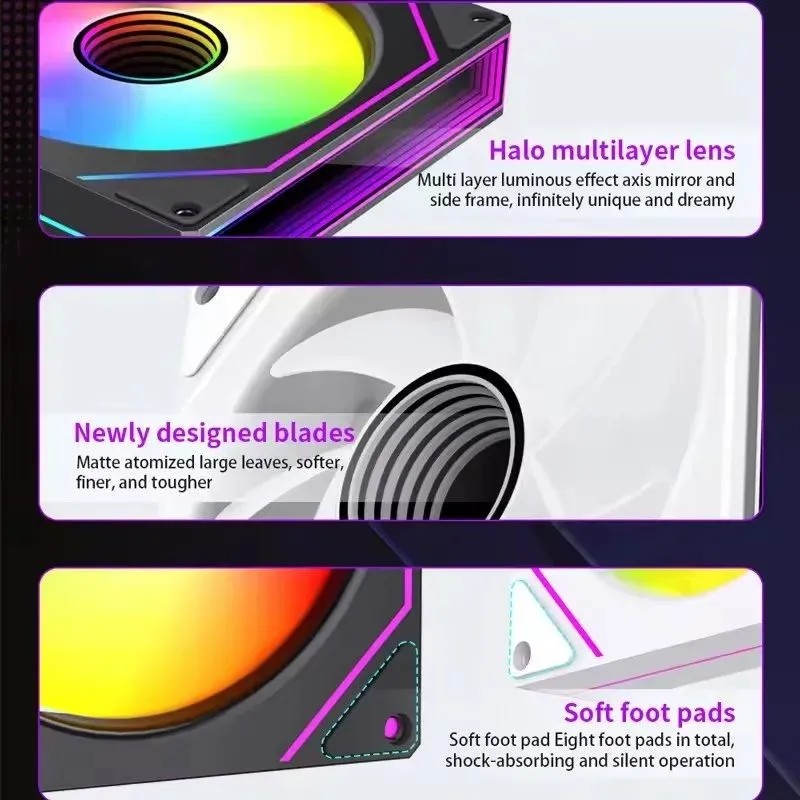 LDPCSJ Prism 7 PRO ARGB PC Cas - Tablet Accessories Aesthetic recensie en prijs