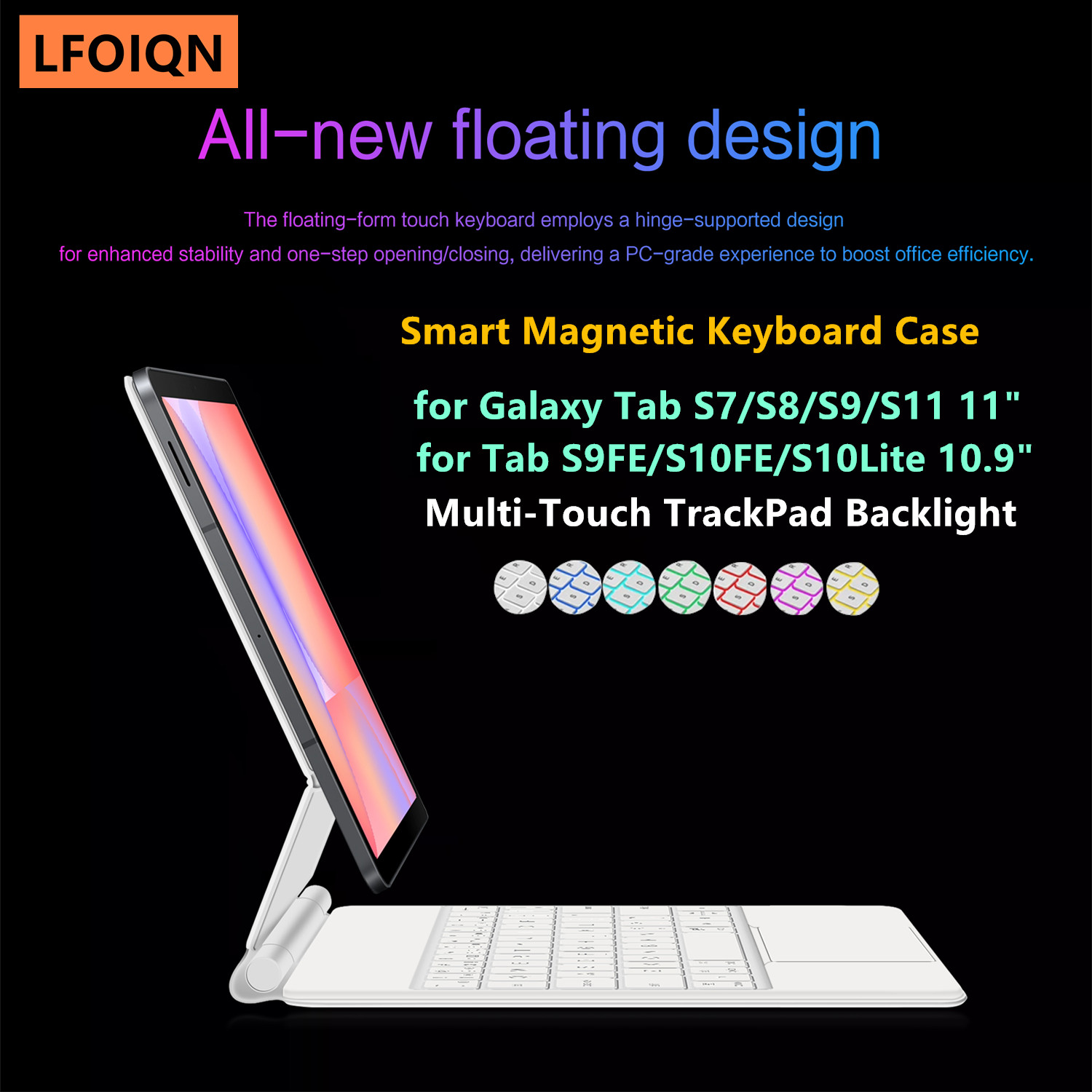 LFOIQN Magic Keyboard voor Sam - Tablet S9 Fe Accessories recensie en prijs