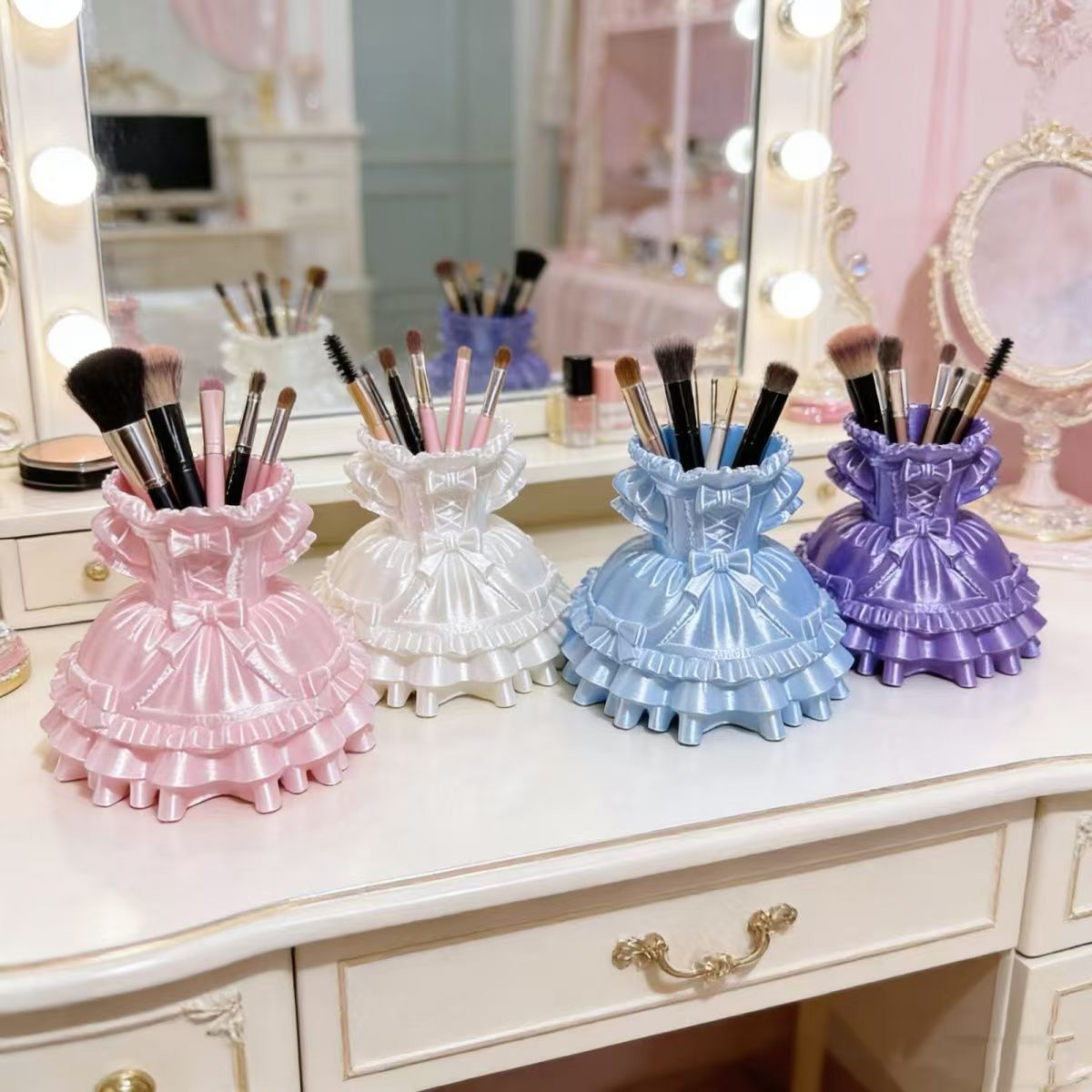 Prinsessenjurk make-up kwasten - Case With Pencil Holder recensie en prijs