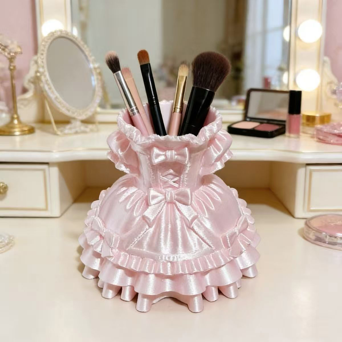 Prinsessenjurk make-up kwasten - Case With Pencil Holder recensie en prijs