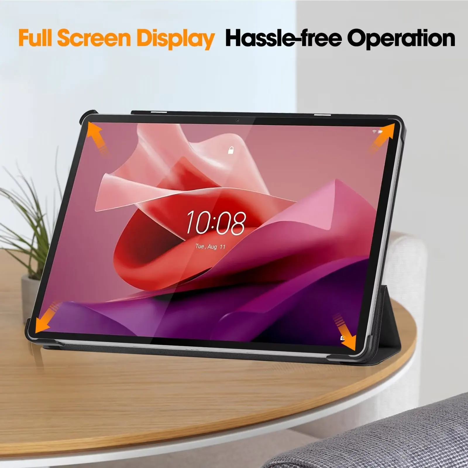 Drievoudig magnetisch lederen  - Lenovo Tablet P12 Accessories recensie en prijs