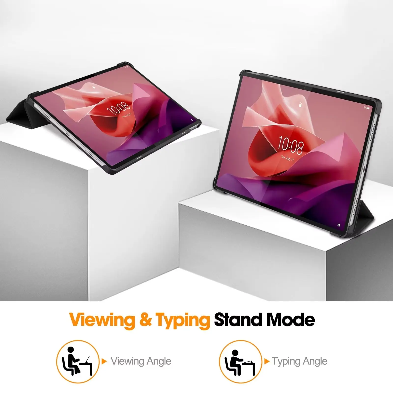 Drievoudig magnetisch lederen  - Lenovo Tablet P12 Accessories recensie en prijs