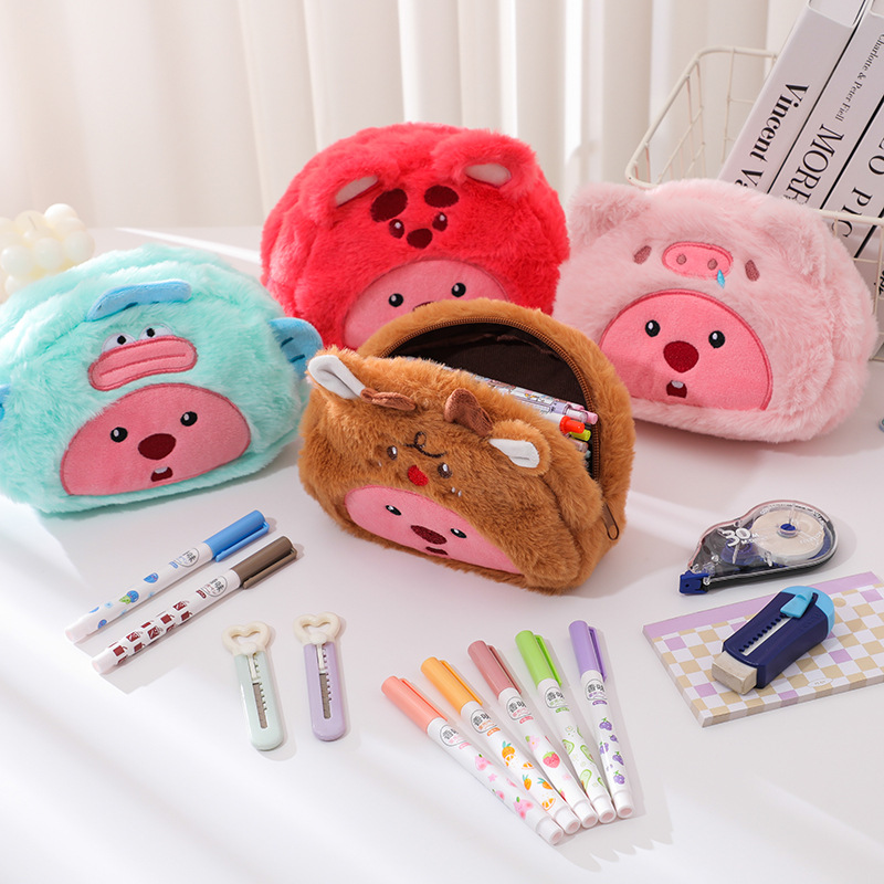 Cartoon pluche potloodtas Stud - Case With Pencil Holder recensie en prijs