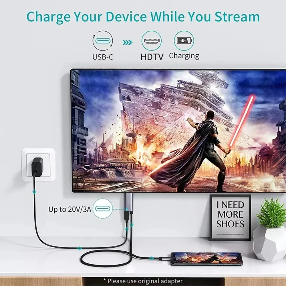 KEBIDUMEI Type C naar HDMI-com - Hdmi Adapter Tablet recensie en prijs