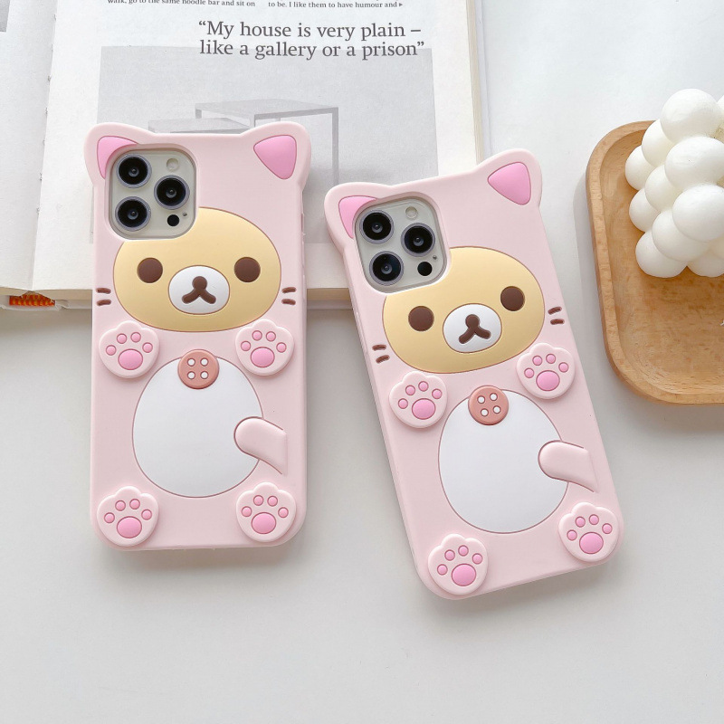 3D Schattige Rilakkuma Beer Te - Tablet S9 Fe Accessories recensie en prijs