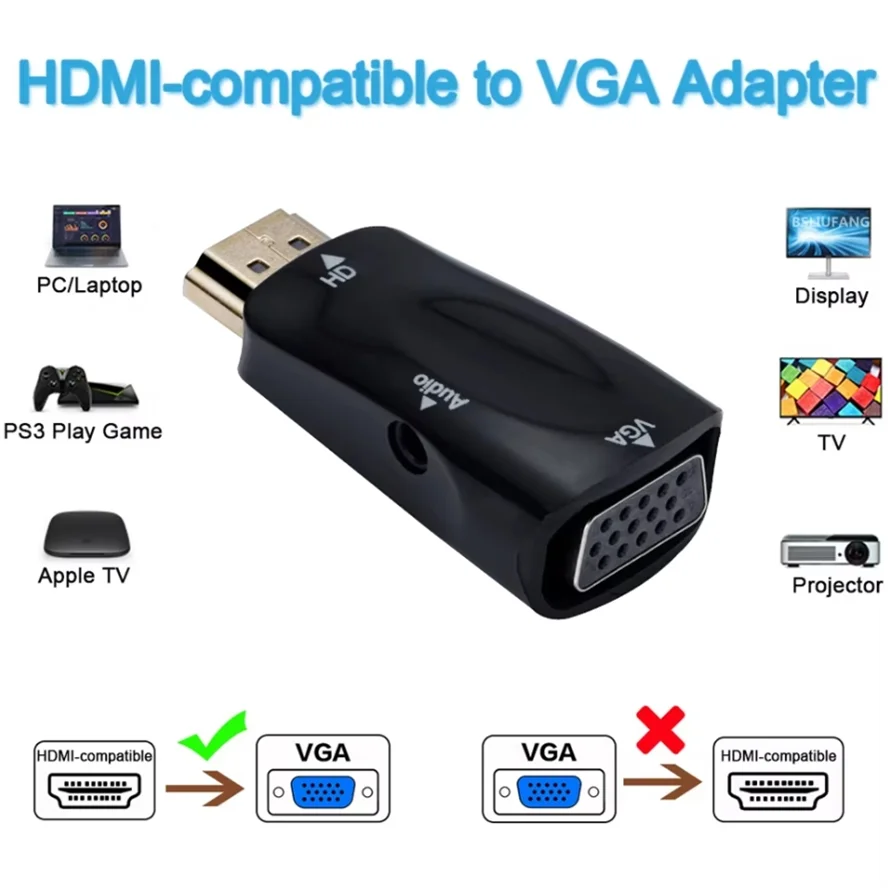 HDMI-compatibel naar VGA-kabel - Hdmi Adapter Tablet recensie en prijs