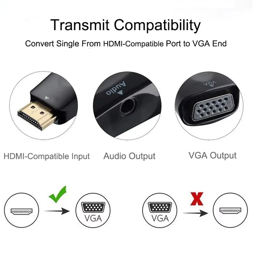 HDMI-compatibel naar VGA-kabel - Hdmi Adapter Tablet recensie en prijs